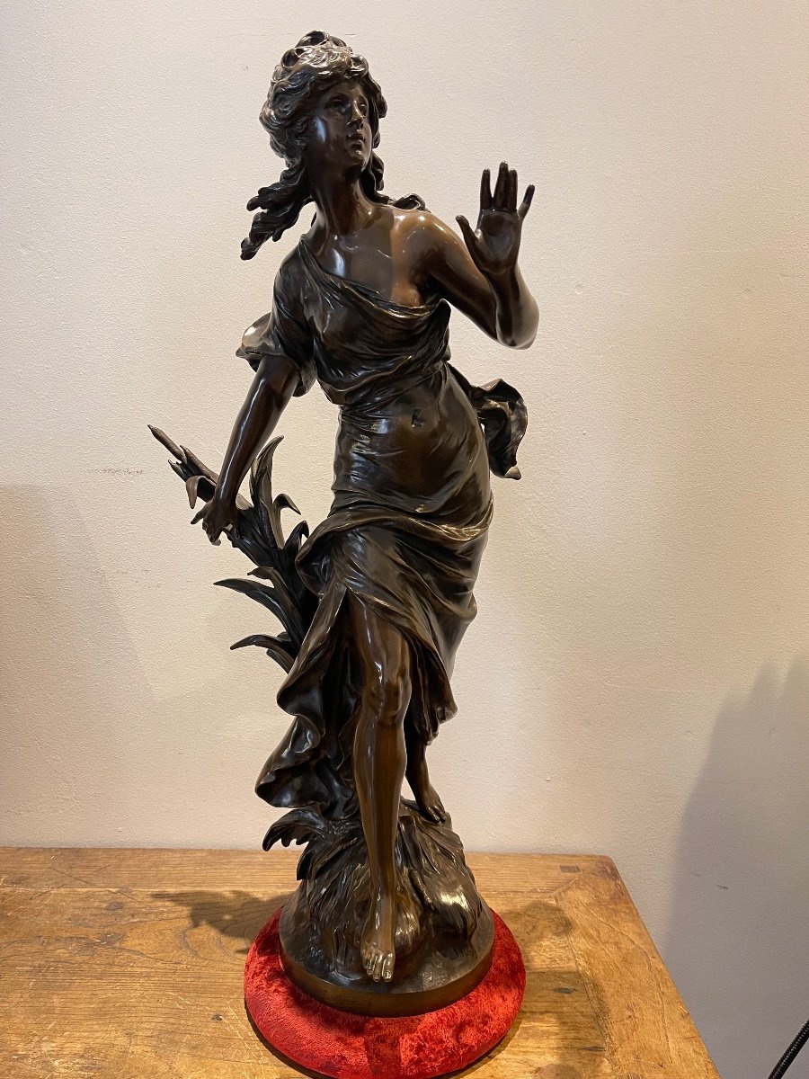 Sculpture En Bronze De Auguste Moreau