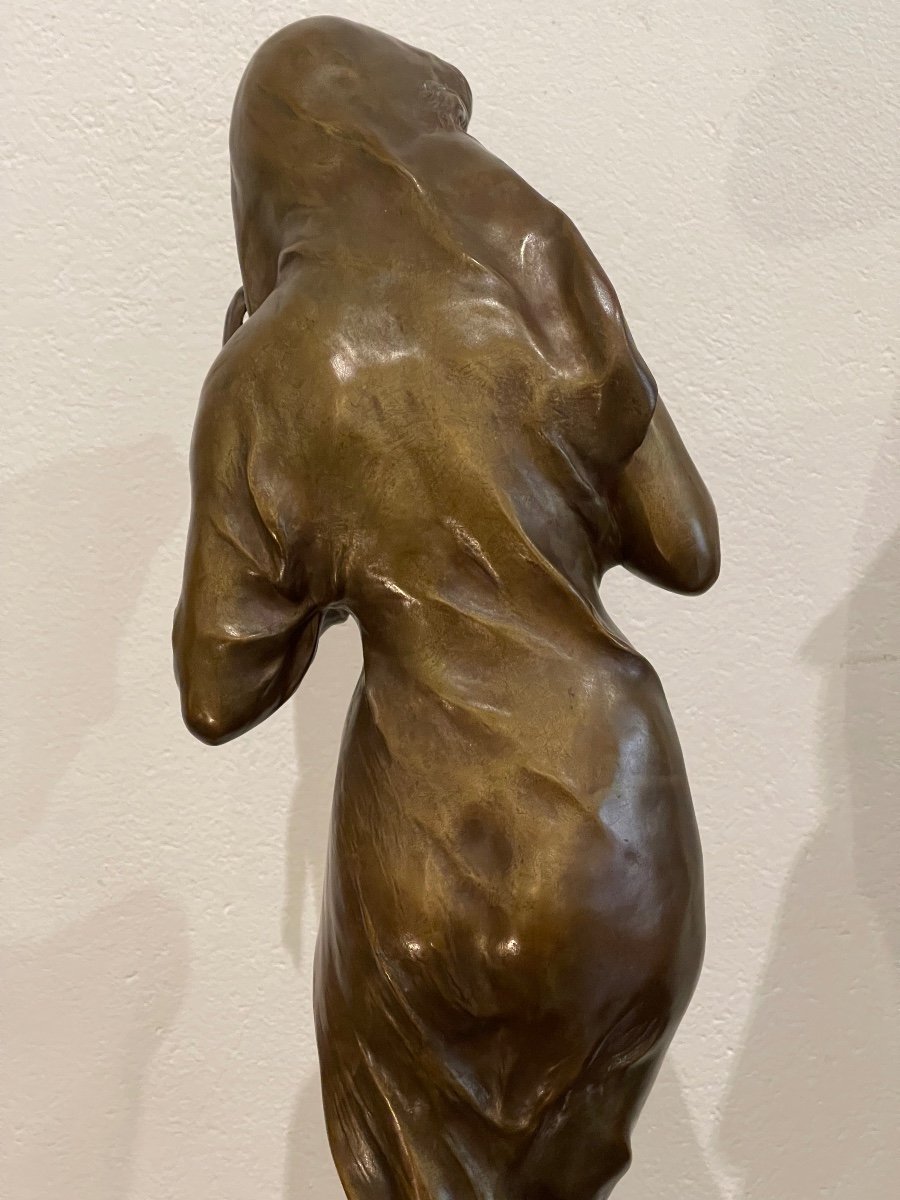 Sculpture En Bronze "Frileuse"de Kinsburger-photo-4