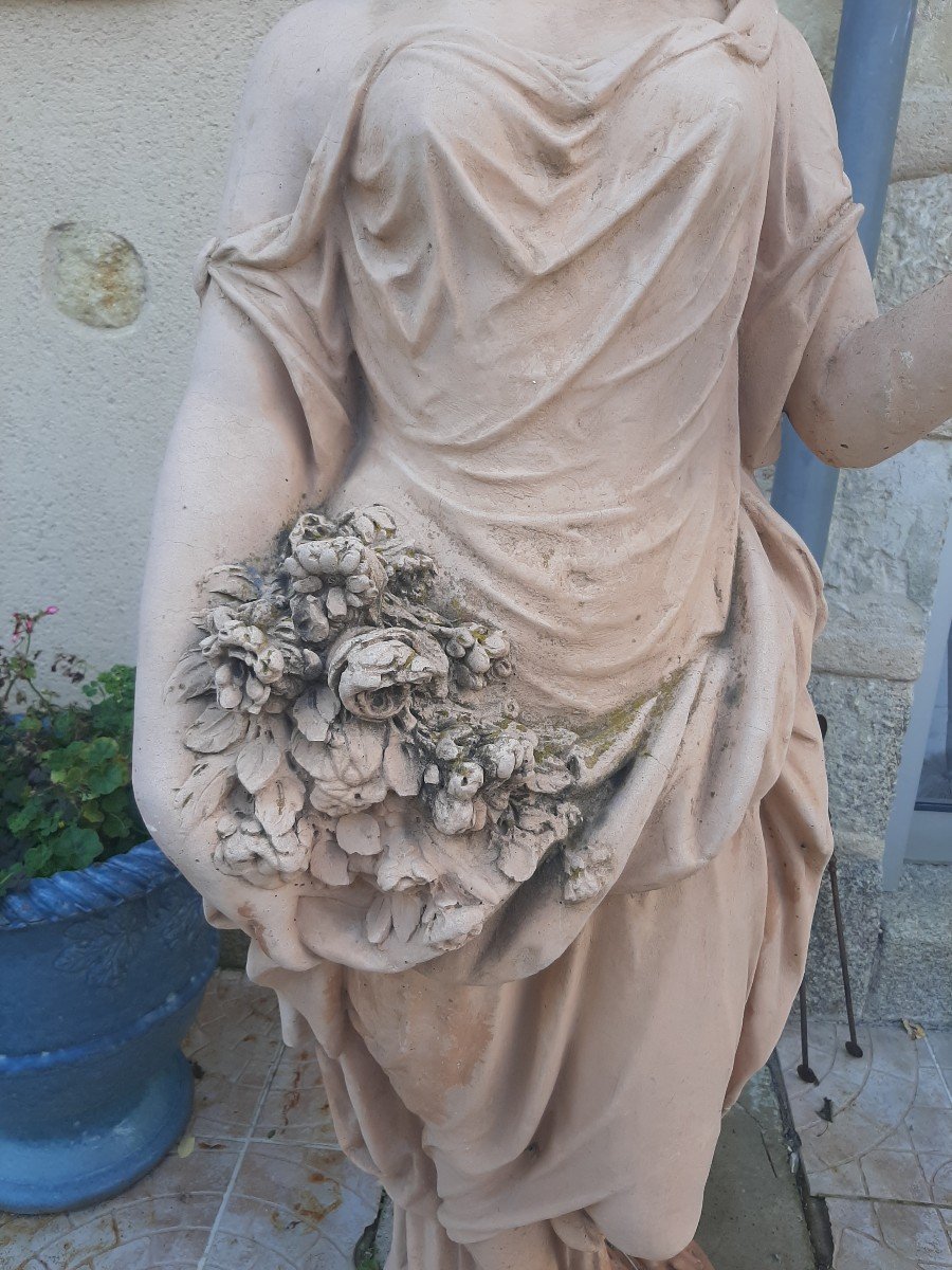 Proantic: Statue De Jardin En Pierre Reconstituée