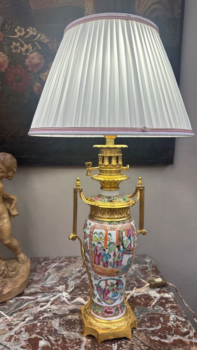 Porcelain Lamp 19 Eme 