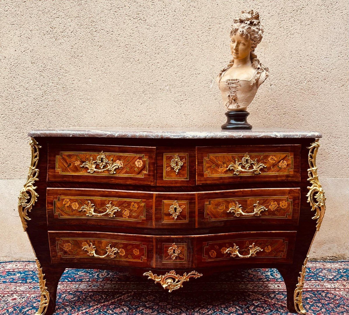 COMMODE TOMBEAU XVIII e