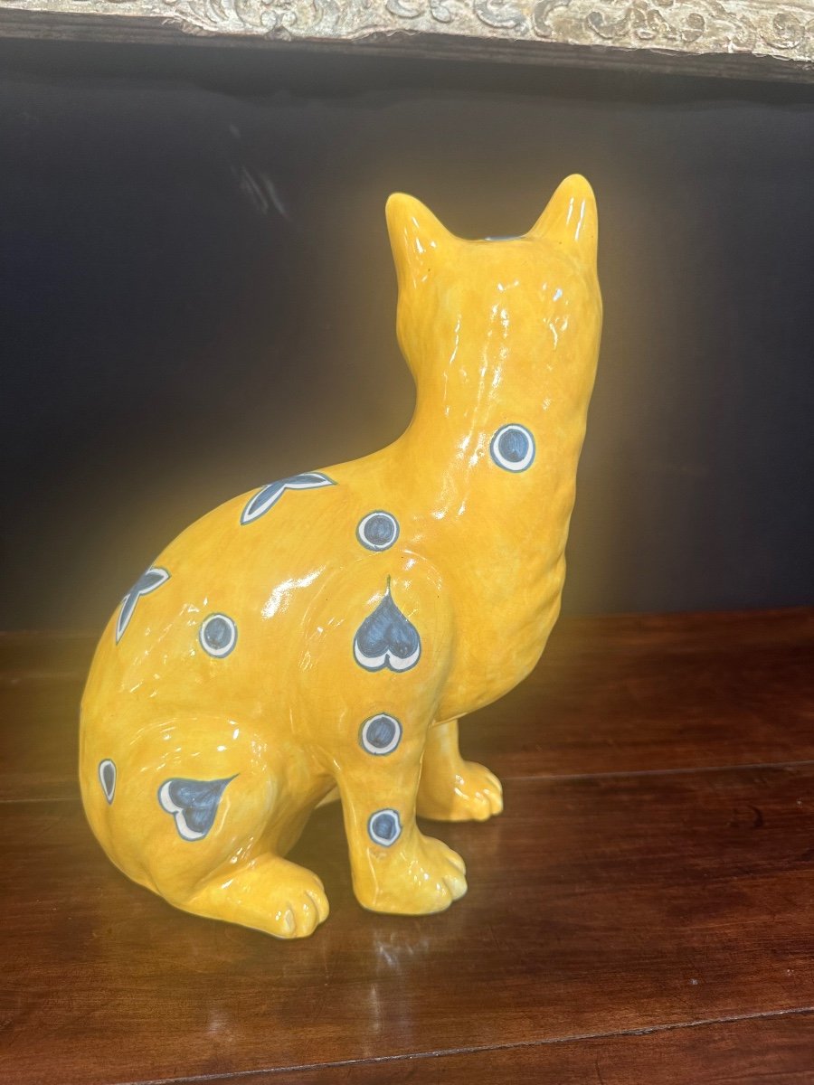 Yellow Cat Emile Galle 19th  -photo-2