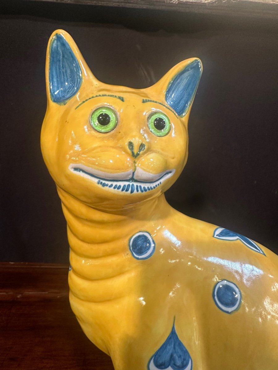 Yellow Cat Emile Galle 19th  -photo-3