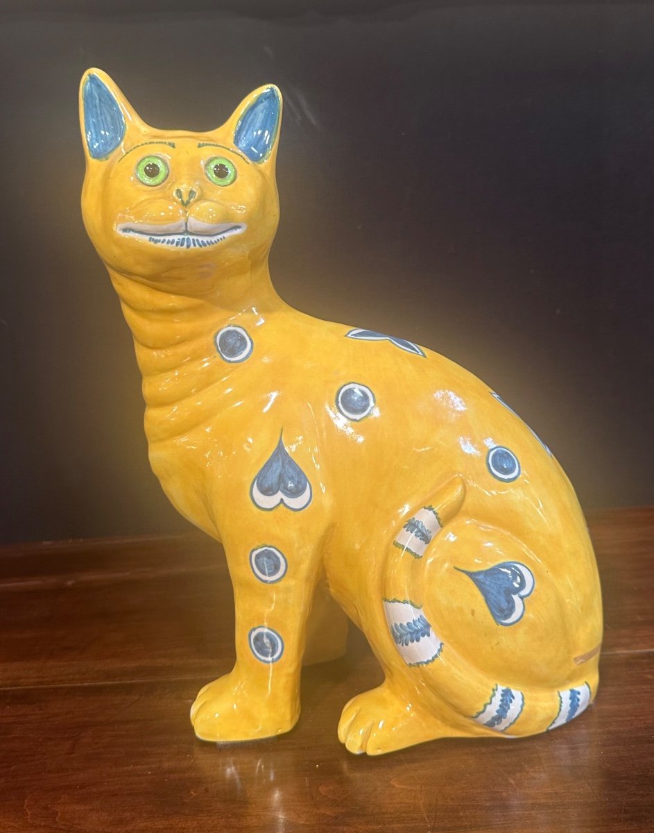 Yellow Cat Emile Galle 19th  -photo-4