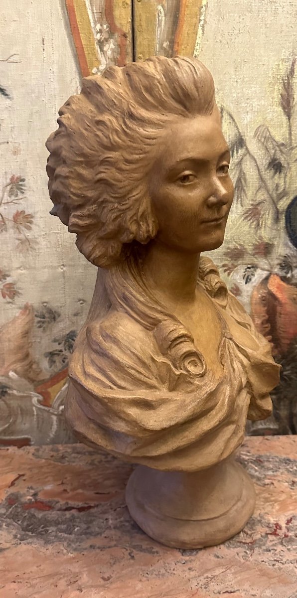 18th Century Terracotta Bust -photo-2