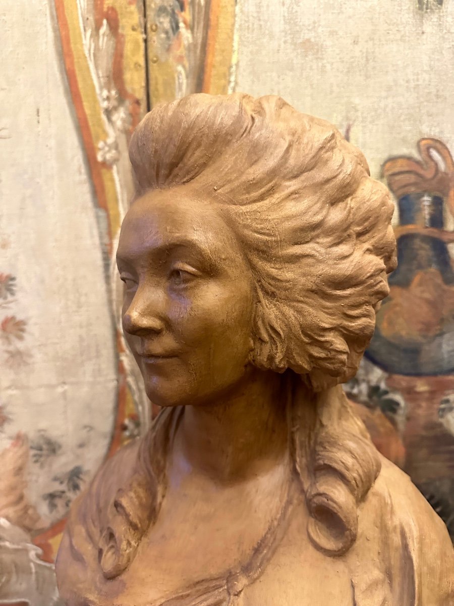 18th Century Terracotta Bust -photo-3