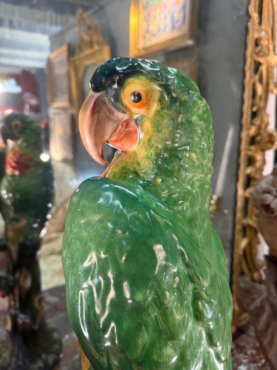 Important Porcelain Parrot -photo-3