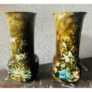 Pair Of Vases In Montigny Sur Loing