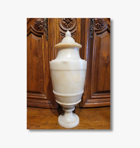 19th Century Alabaster Vase 