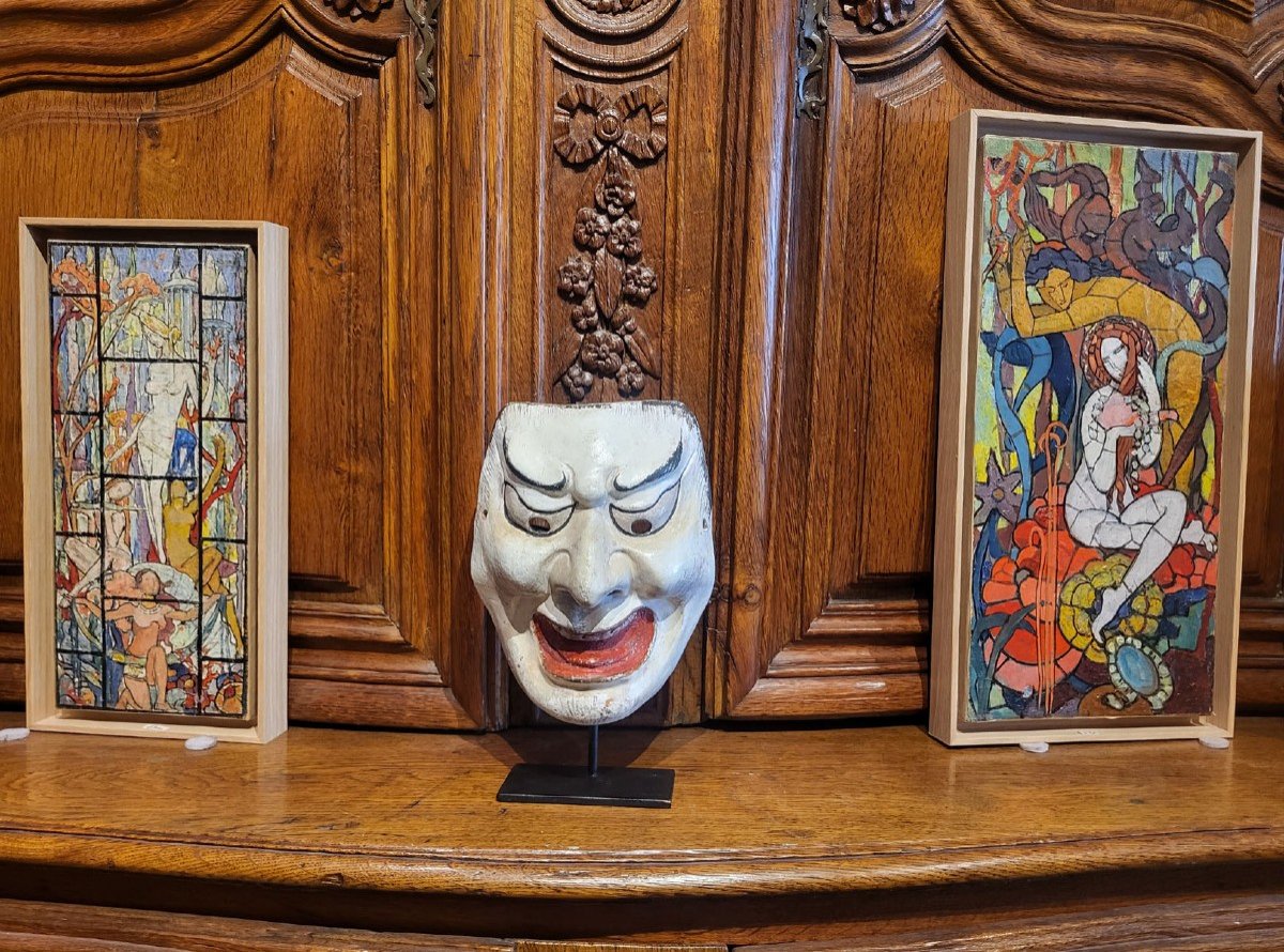 Un Masque Japonais 19ème -photo-1