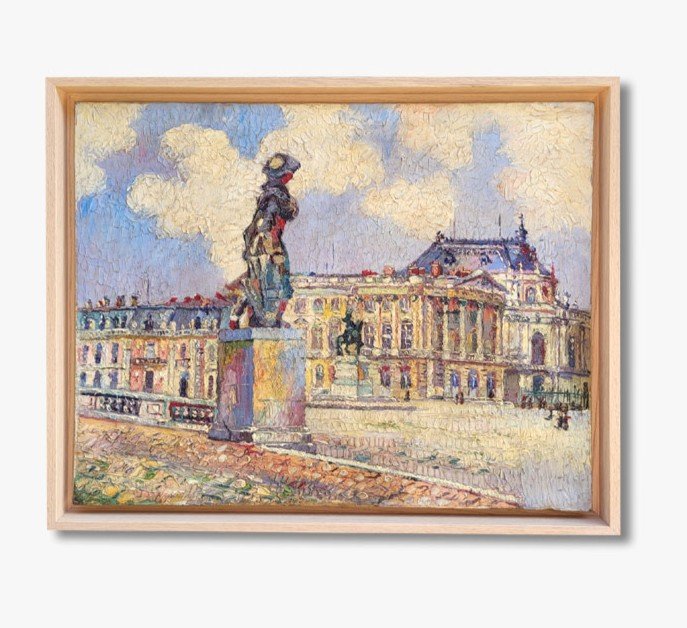 Oil On Canvas, Versailles By De Terlikowskde Terlikoski