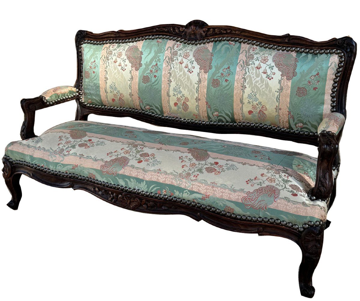 Children's Sofa, Louis XV Style, 19th Century-photo-2