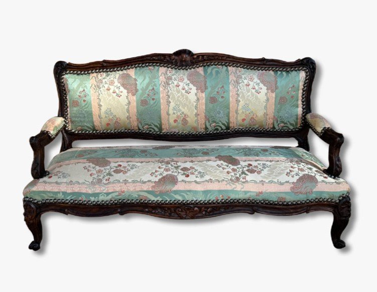 Children's Sofa, Louis XV Style, 19th Century