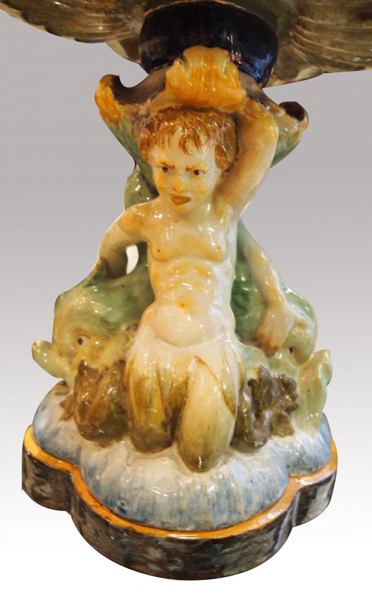 Center-piece In Faience-photo-4
