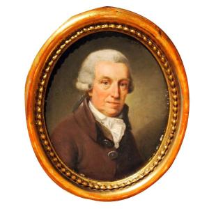 Miniature On Copper, Portrait Of George Washington 18th