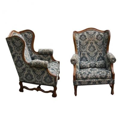 A Pair Of Louis XIV Style Armchairs