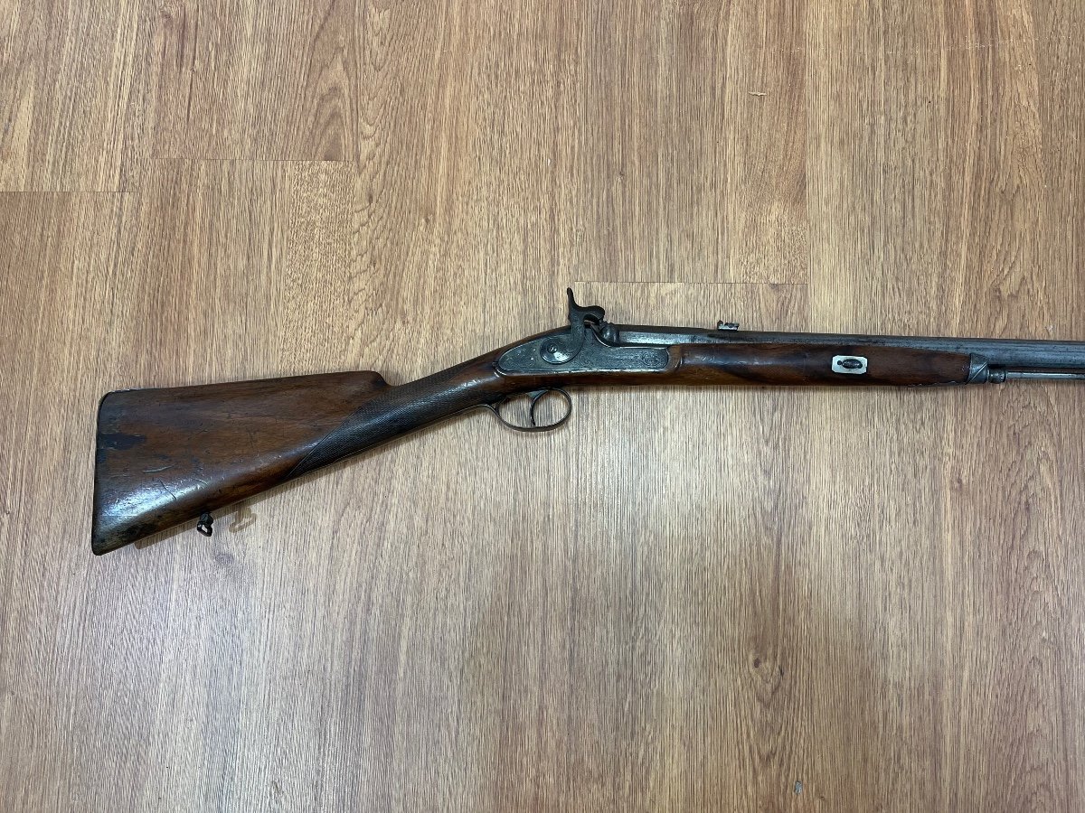 Rifle With One Barrel XIX Signed Imbert In Marseille-photo-2