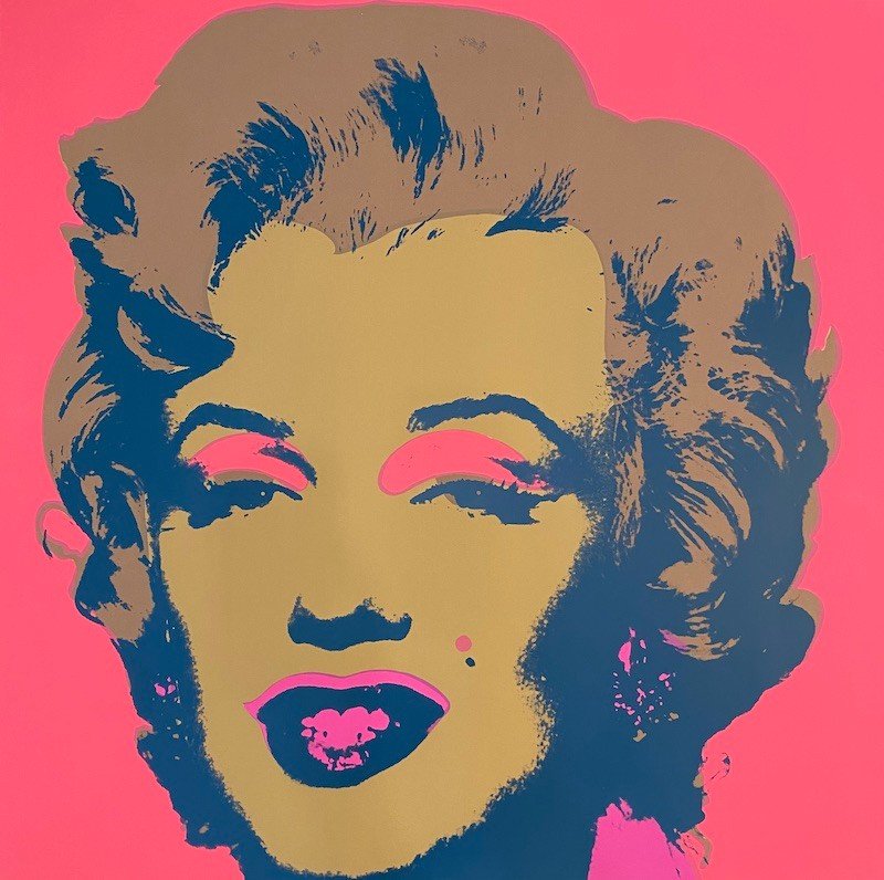 Serigraphie Andy Warhol - Marilyn-photo-2