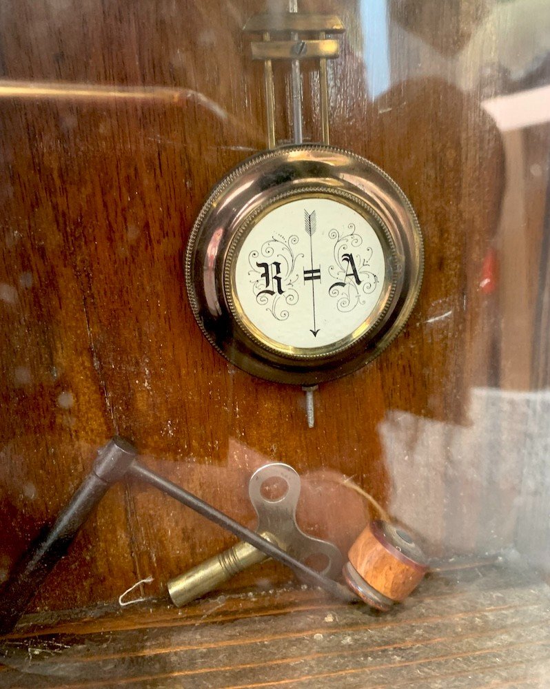 Wooden Wall Clock By Junghans - Period 1900-photo-4