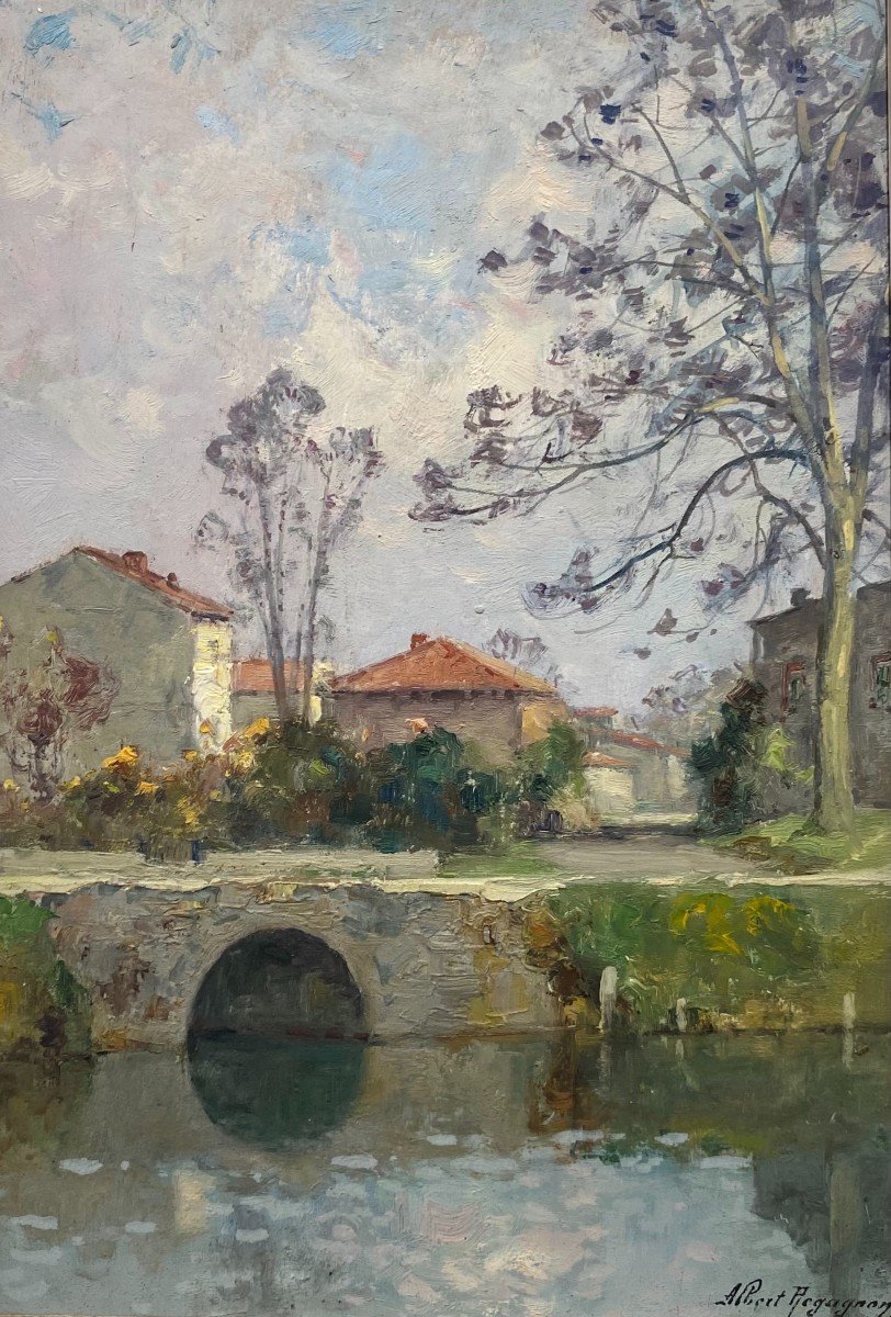 Albert Regagnon (1874-1961) - Bridge Of The Young Ladies, Toulouse-photo-2