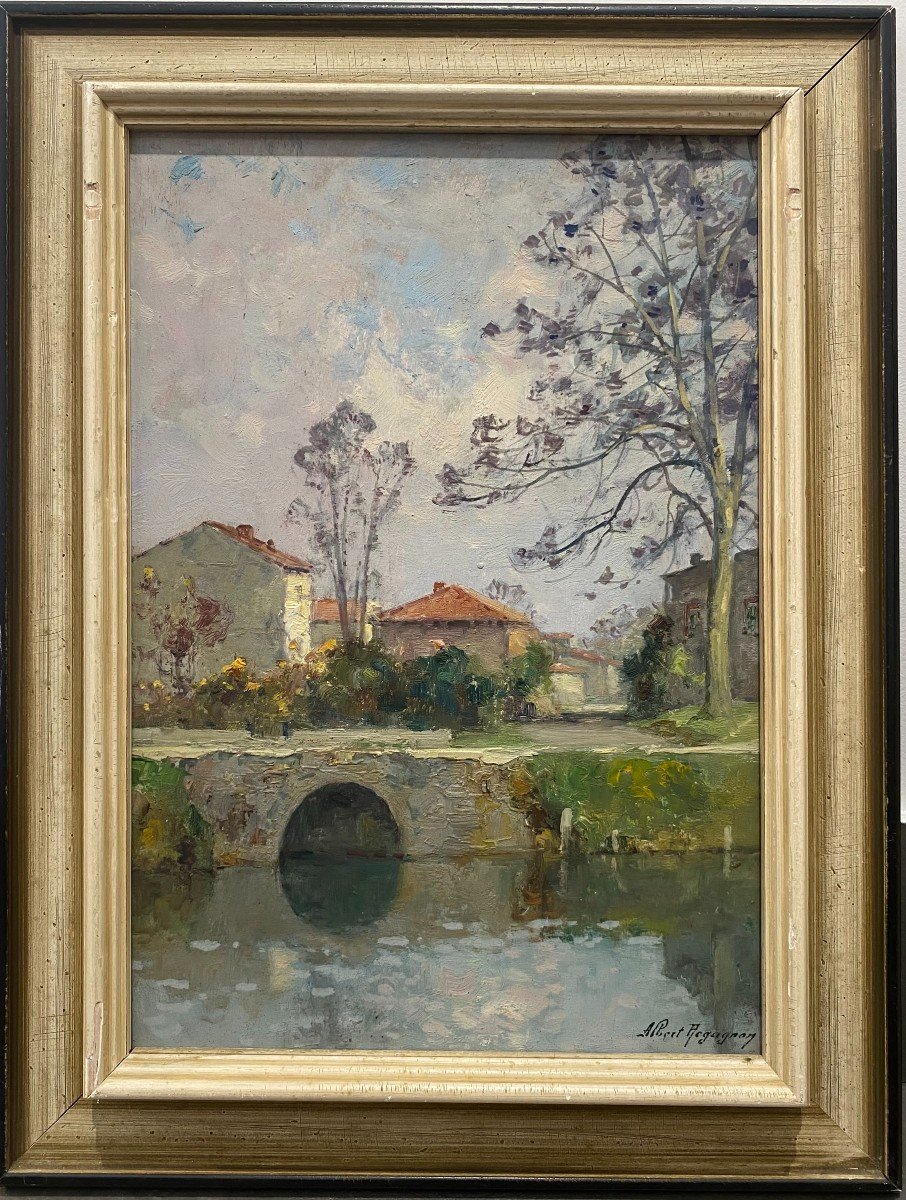 Albert Regagnon (1874-1961) - Bridge Of The Young Ladies, Toulouse