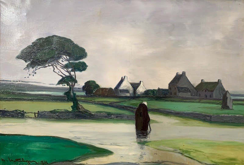 Marcel Mettenohven (1891-1979) - Oil On Canvas-photo-2