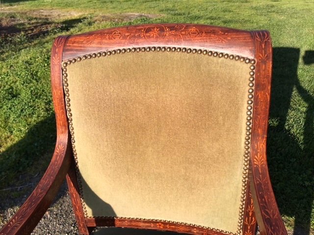 Pair Of Charles X Armchairs-photo-4