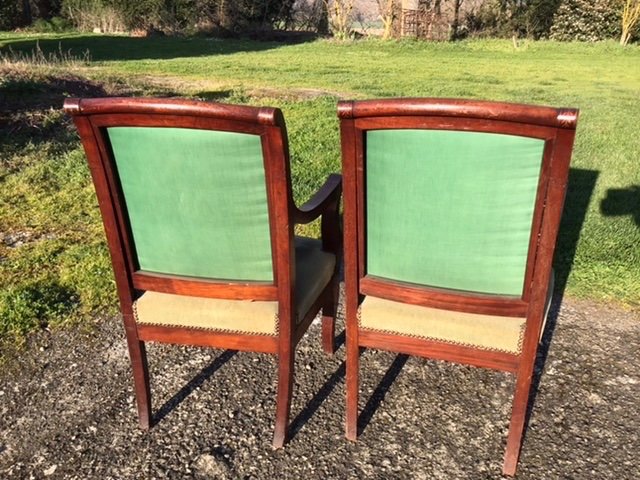 Pair Of Charles X Armchairs-photo-8