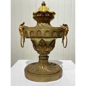 Pot à Feu En Bronze Doré époque Napoléon III 