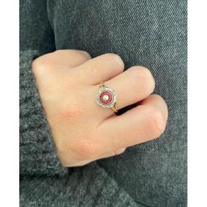 Bague Marguerite Or 18k 