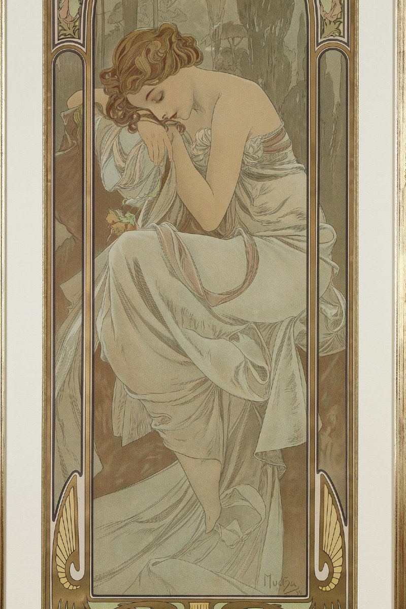 Rest Of The Night - Alphonse Mucha (1860-1939)-photo-2