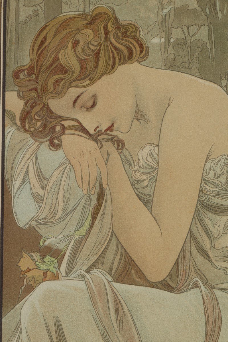 Rest Of The Night - Alphonse Mucha (1860-1939)-photo-3