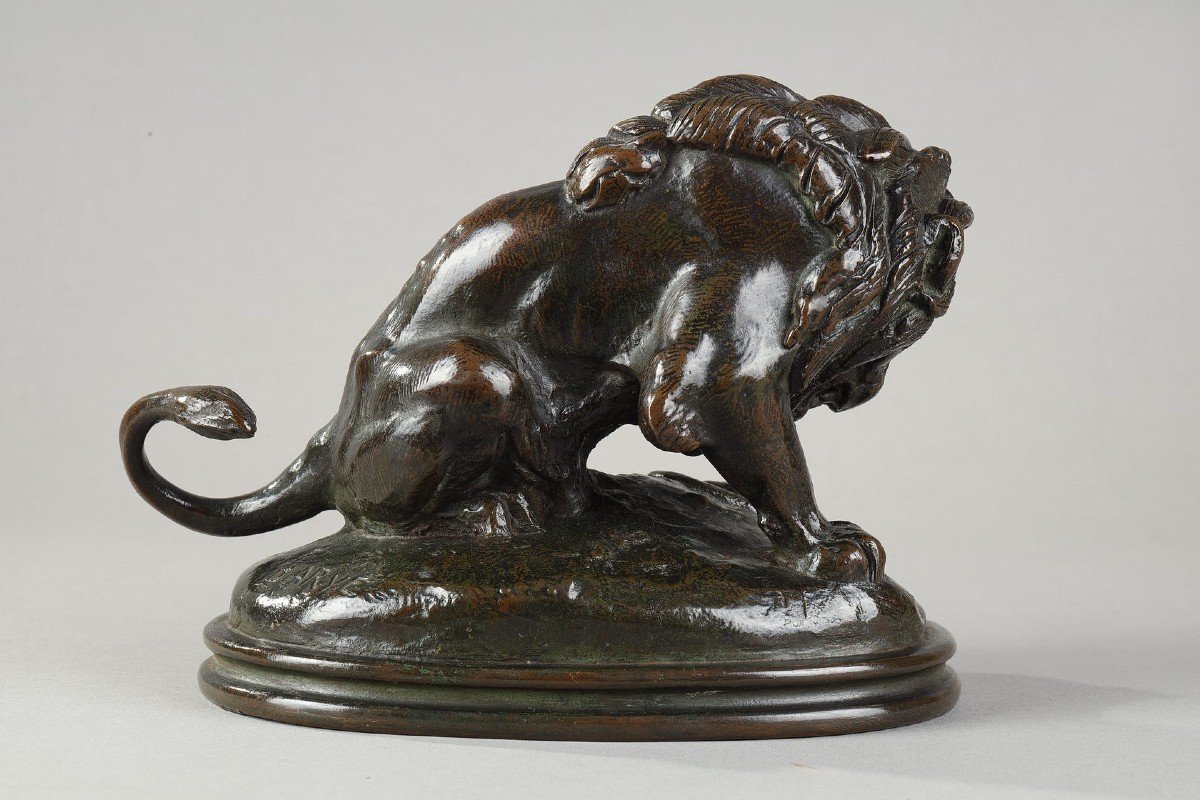 Lion au serpent n°3 - Antoine-Louis BARYE (1796-1875)-photo-4