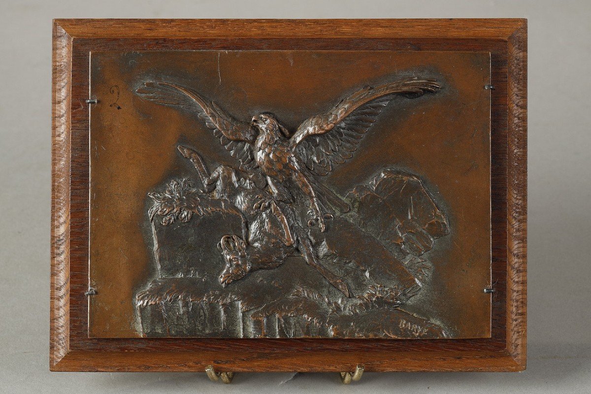 Aigle et chamois - Antoine-Louis BARYE (1796-1875)