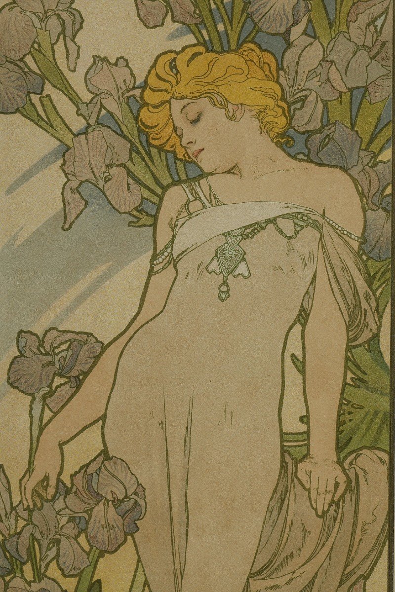 The Flowers - Alphonse Mucha (1860-1939)-photo-4