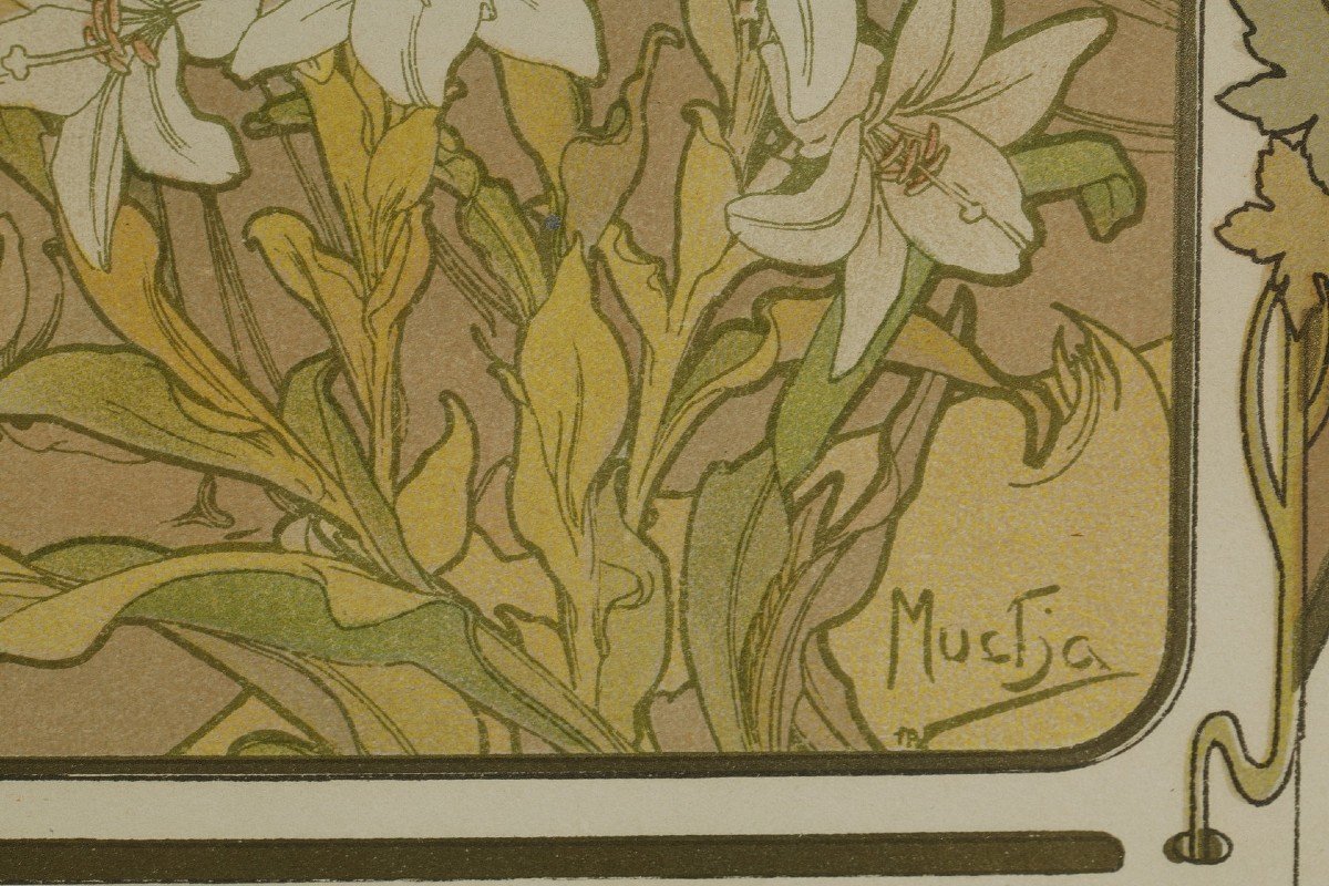 Les Fleurs - Alphonse MUCHA (1860-1939)-photo-8