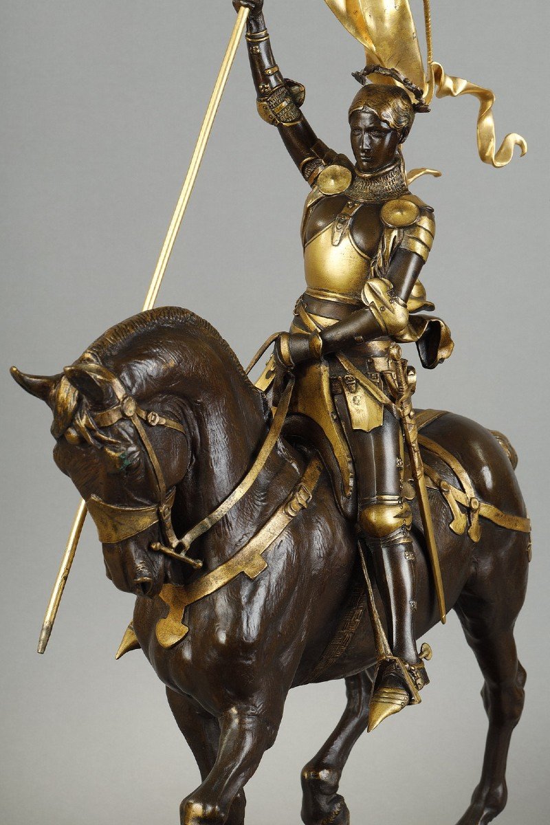 Joan Of Arc On Horseback - Emmanuel Fremiet (1824-1910)-photo-3