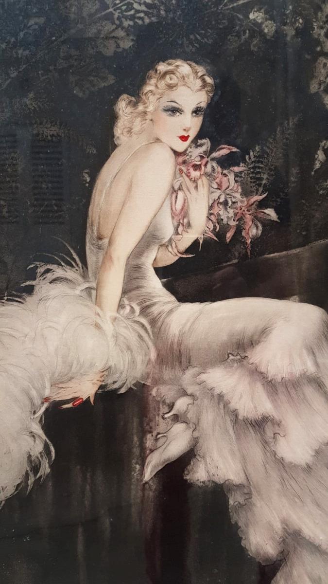 Orchidées - Louis Icart (1888-1950)-photo-2