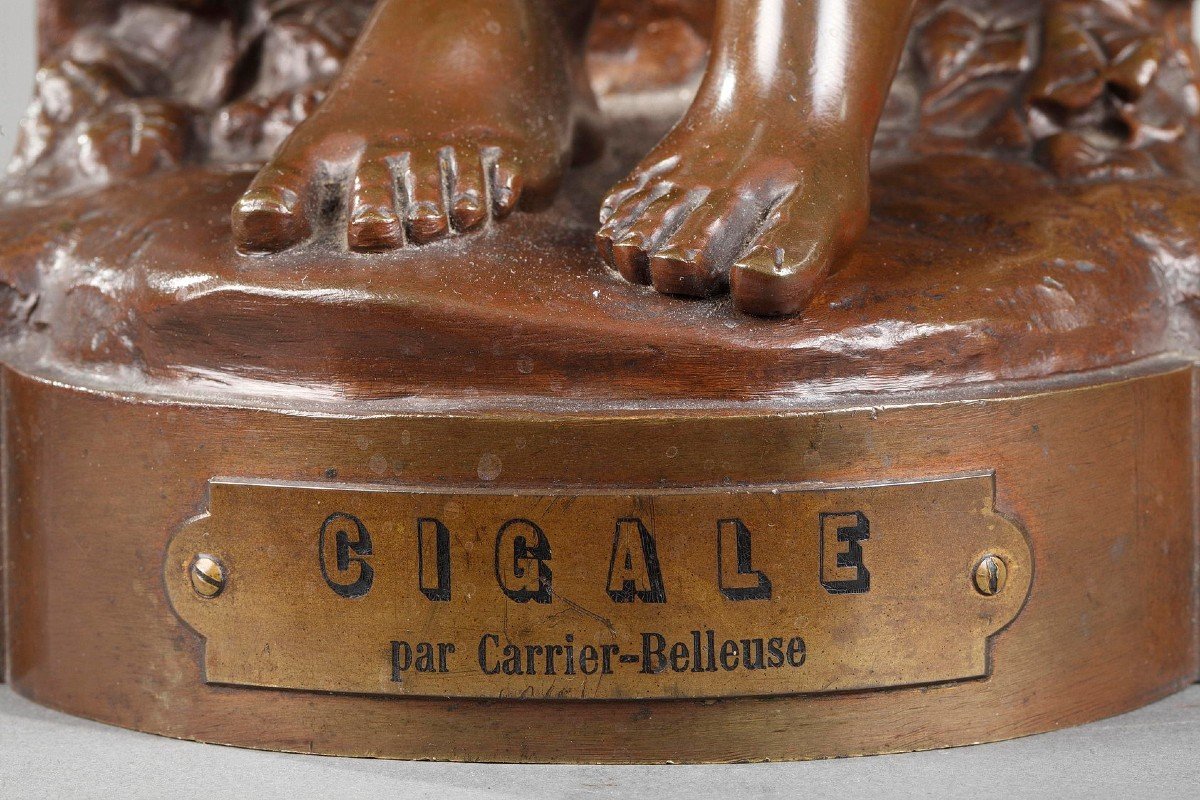 Cigale - Albert-Ernest CARRIER-BELLEUSE (1824-1887)-photo-3