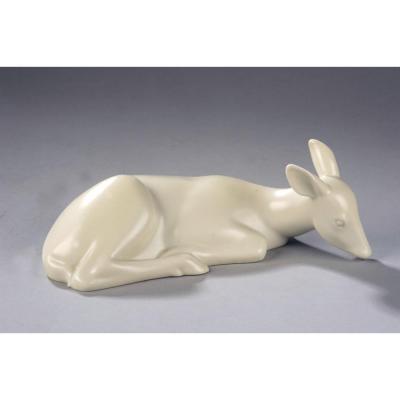 Lying Doe, Head Down - Armand Petersen (1891-1969)