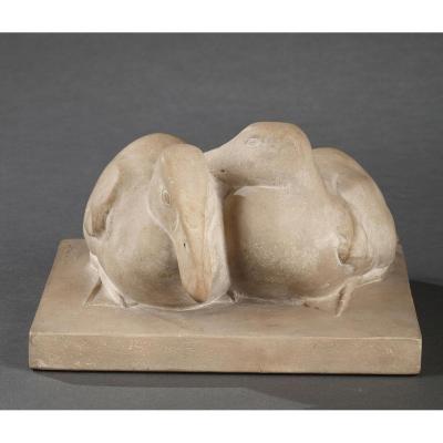 Ducks - Josette Hébert-coëffin (1906-1973)