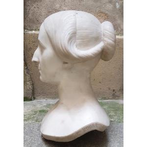 Bust Of Lady - Pierre Robert (19th)