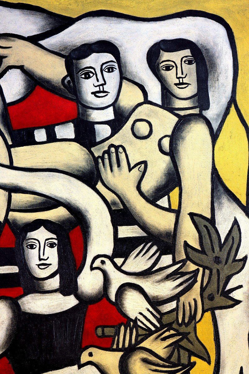 Fernand Leger (1881-1955) Grande Lithographie Jacomet-photo-2