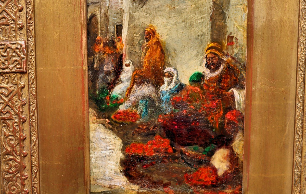 Alfred CHATAUD (1833-1908) Paire de Tableaux Orientalistes-photo-2