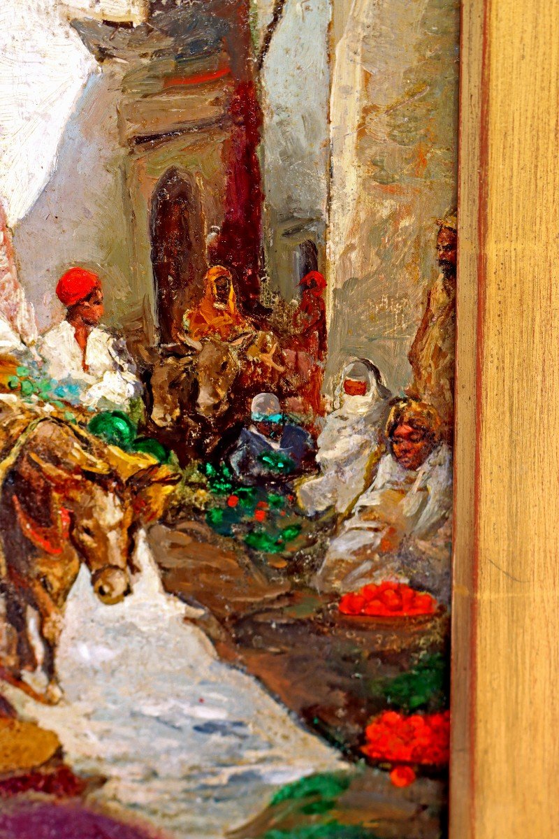 Alfred CHATAUD (1833-1908) Paire de Tableaux Orientalistes-photo-3