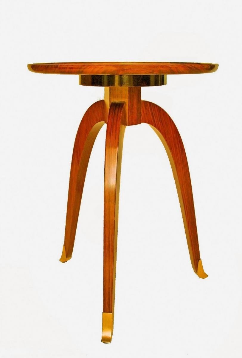 Emile Jacques Ruhlmann (1879-1933) Art Deco Table "elegant" Model-photo-1