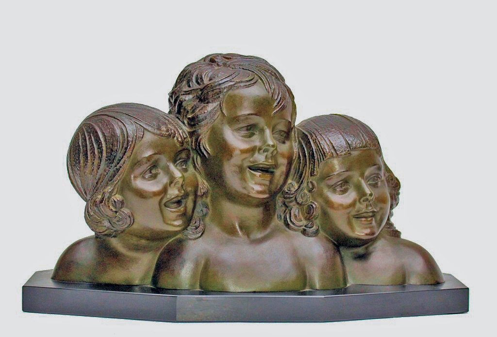 Dimitri CHIPARUS (1886-1947) Grand Bronze Art Déco 