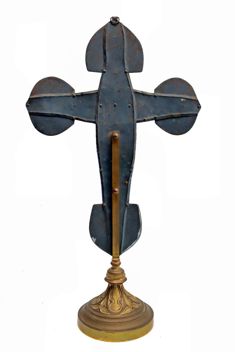 Byzantine Cross Signed Alfred Louis-achille Daguet (1875-1942)-photo-6
