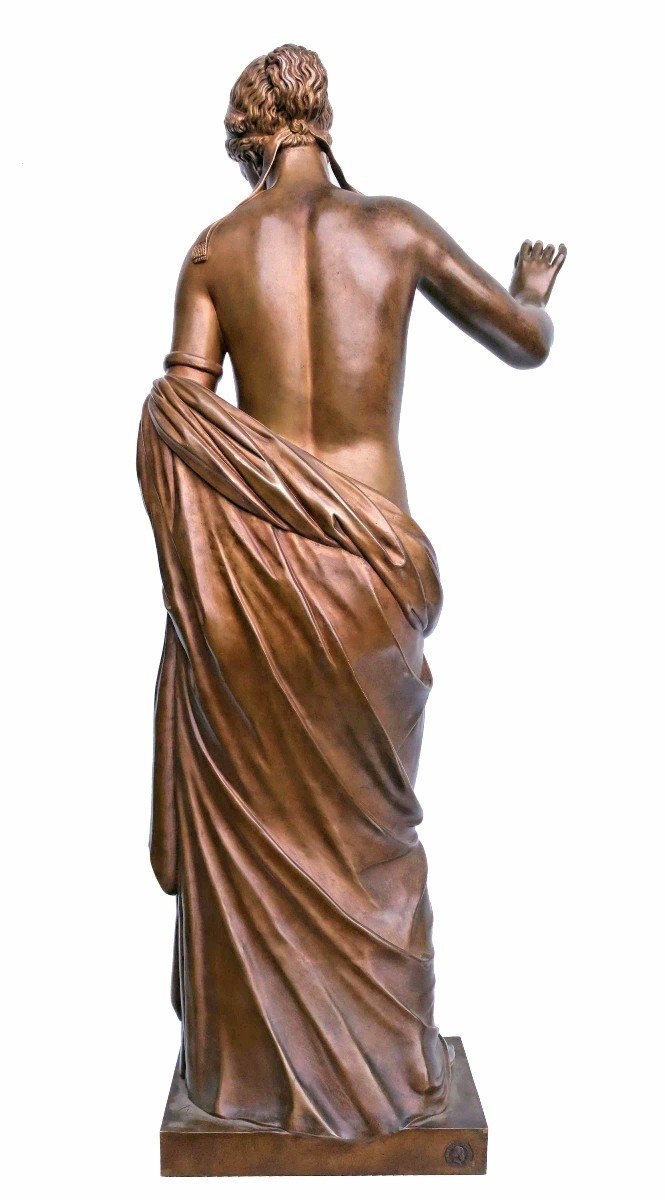 Paul Dubois (1827-1905) Venus Of Arles Large Bronze H:82 Cm-photo-4