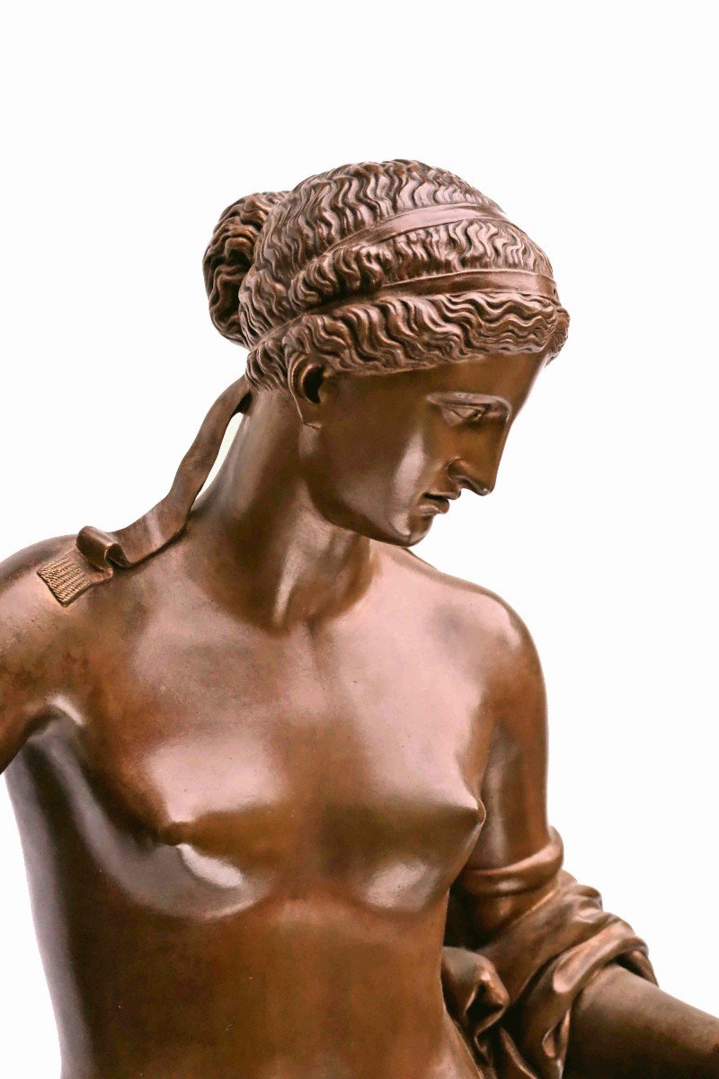 Paul DUBOIS (1827-1905) Venus d'Arles Grand Bronze H:82 cm-photo-5